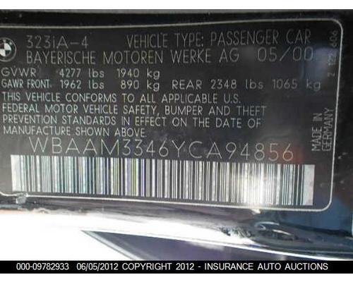 BMW BMW 323i Parts Cars or Trucks