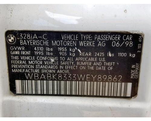BMW BMW 328i Parts Cars or Trucks