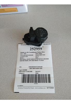 BMW BMW 525i Heater or Air Conditioner Parts, Misc.