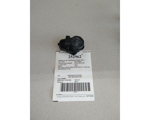BMW BMW 525i Heater or Air Conditioner Parts, Misc.