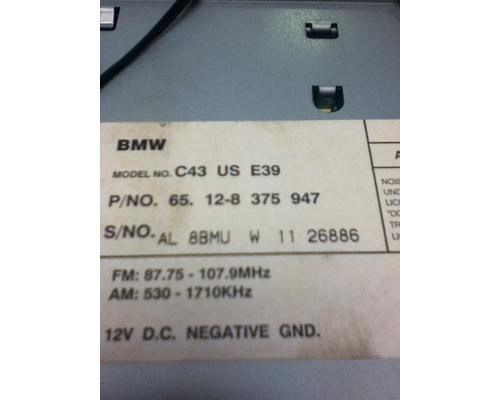 BMW BMW 528i AV Equipment