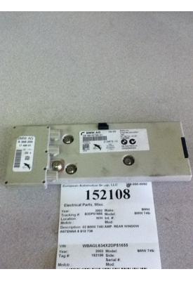 BMW BMW 745i Electrical Parts, Misc.