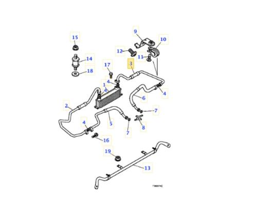 JAGUAR XK8 Engine Oil Cooler