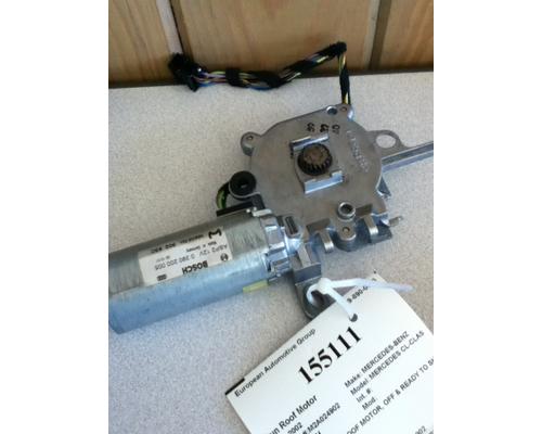 MERCEDES-BENZ MERCEDES CL-CLASS Sun Roof Motor