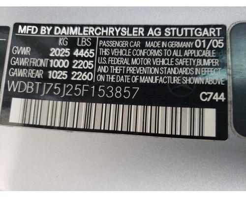 MERCEDES-BENZ MERCEDES CLK Parts Cars or Trucks