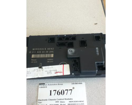 MERCEDES-BENZ MERCEDES E-CLASS Electronic Chassis Control Modules