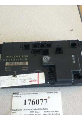 MERCEDES-BENZ MERCEDES E-CLASS Electronic Chassis Control Modules