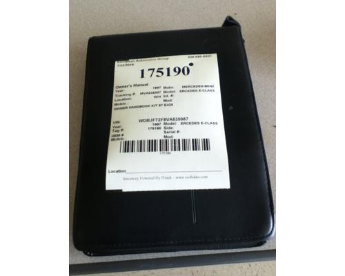 MERCEDES-BENZ MERCEDES E-CLASS Owner