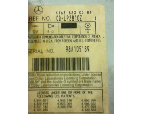 MERCEDES-BENZ MERCEDES ML-CLASS AV Equipment