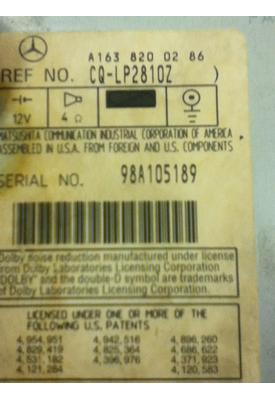 MERCEDES-BENZ MERCEDES ML-CLASS A/V Equipment