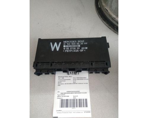 MERCEDES-BENZ MERCEDES S-CLASS Electrical Parts, Misc.