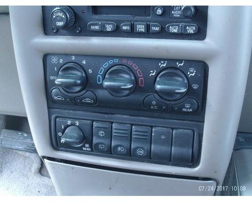 OLDSMOBILE SILHOUETTE Temperature Control