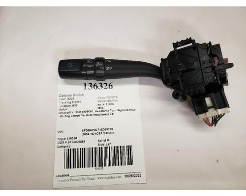 TOYOTA SIENNA Column Switch